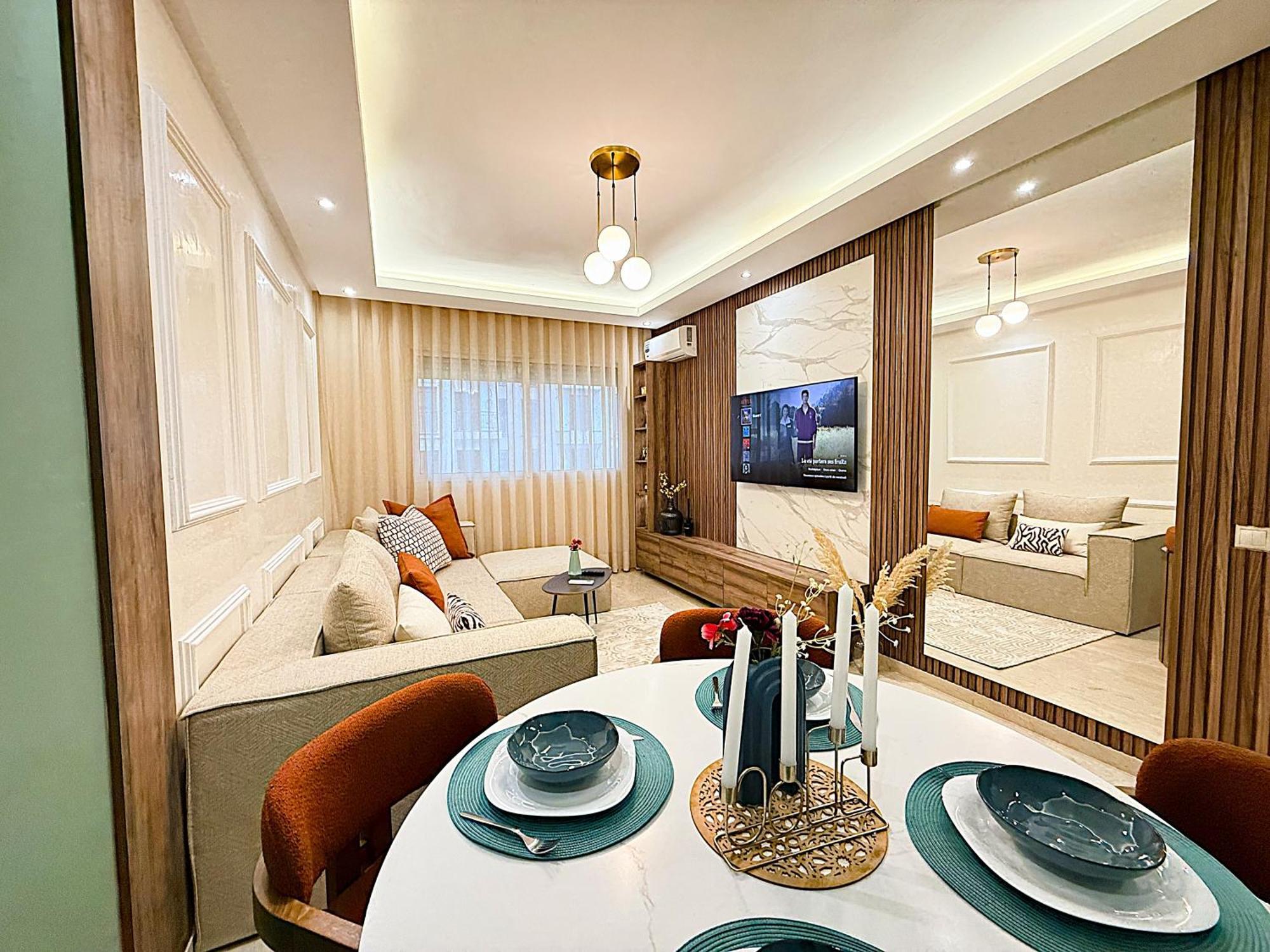 Cosy Greeny 3 Bdr - Downtown Near Oasis Train And Tramway Casablanca Exteriör bild